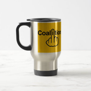 Taza De Viaje Mug Bird Flipping Coalition Flip
