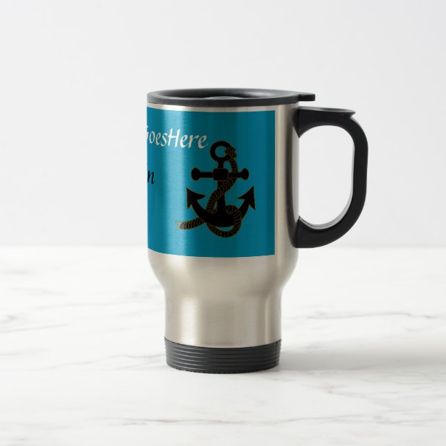 Taza De Viaje Mug - Capitán del buque (v.2) (Derecha)