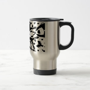 Taza De Viaje Mug de flores gráficas