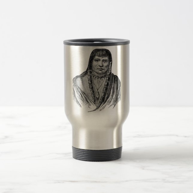 Taza De Viaje Mug de indios estadounidenses (Centro)