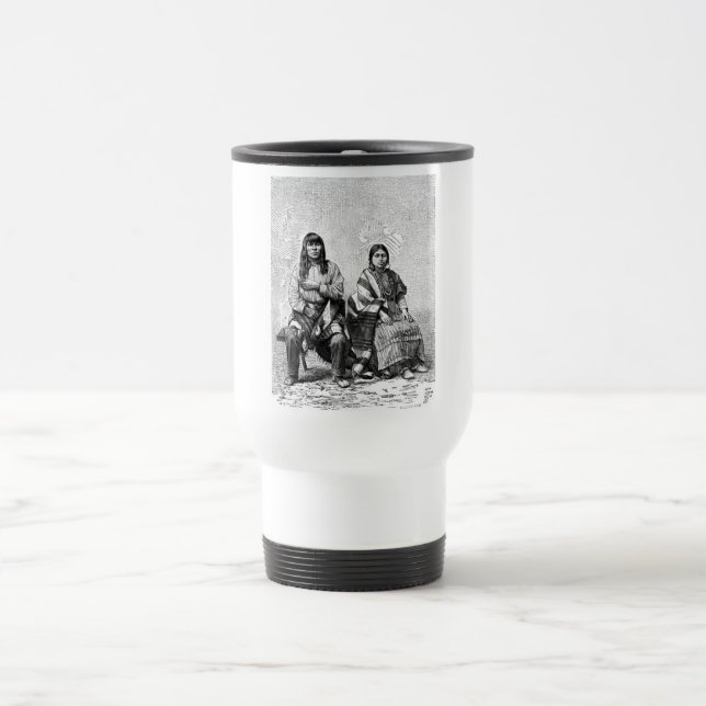 Taza De Viaje Mug de indios estadounidenses (Centro)