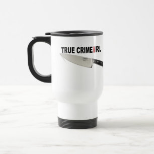 Taza De Viaje Mug De Ir A Ir De IRL, Verdadero Crimen
