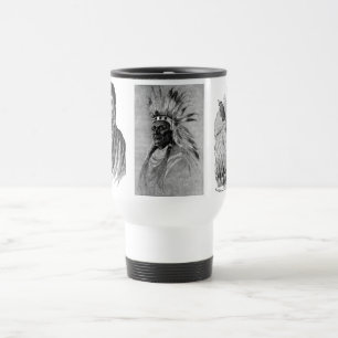 Taza De Viaje Mug de jefes indios