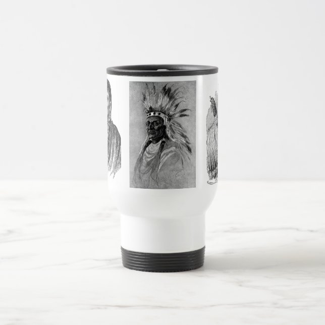 Taza De Viaje Mug de jefes indios (Centro)