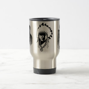 Taza De Viaje Mug de jefes indios