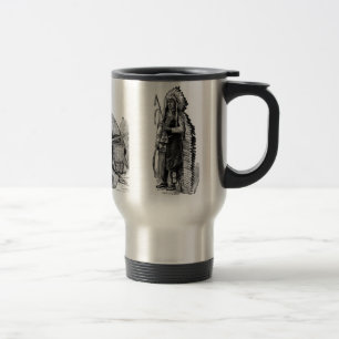 Taza De Viaje Mug de jefes indios