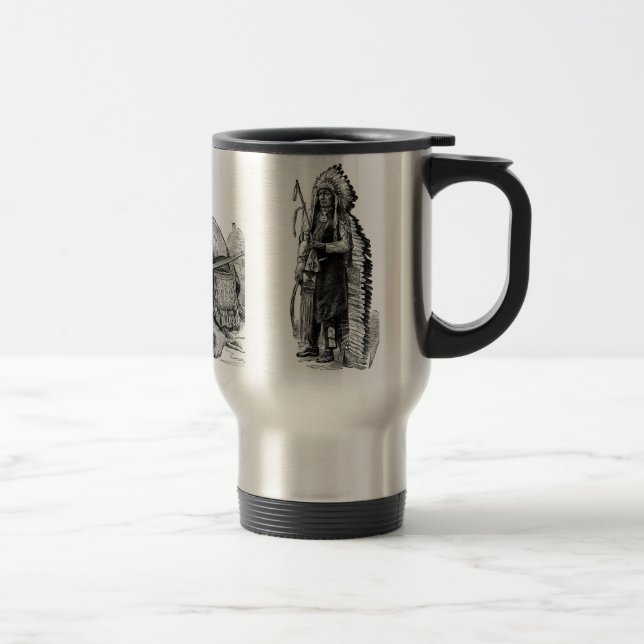 Taza De Viaje Mug de jefes indios (Derecha)