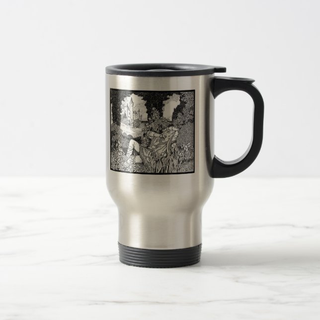 Taza De Viaje Mug de la edad media de la moda (Derecha)