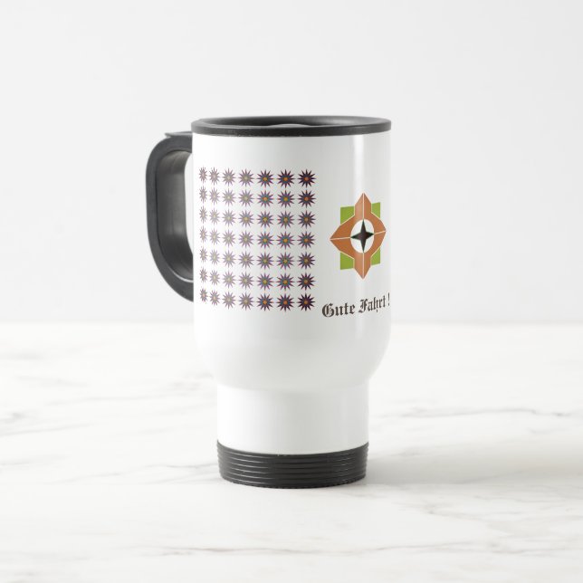 Taza De Viaje Mug de la Voyager (Blanco) (Anverso izquierdo)