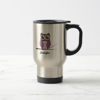 Taza De Viaje Mug de lechuza dulce personalizada