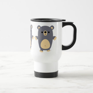Taza De Viaje Mug de oso del viajero de Personalizado azul grand
