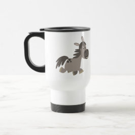Taza De Viaje Mug de Personalizado Gray Pony