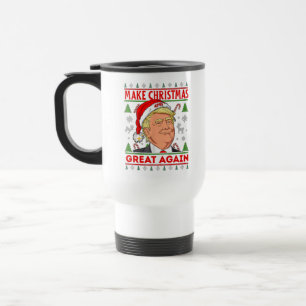 Taza De Viaje Mug de regalo republicano, Donald Trump Feliz Navi