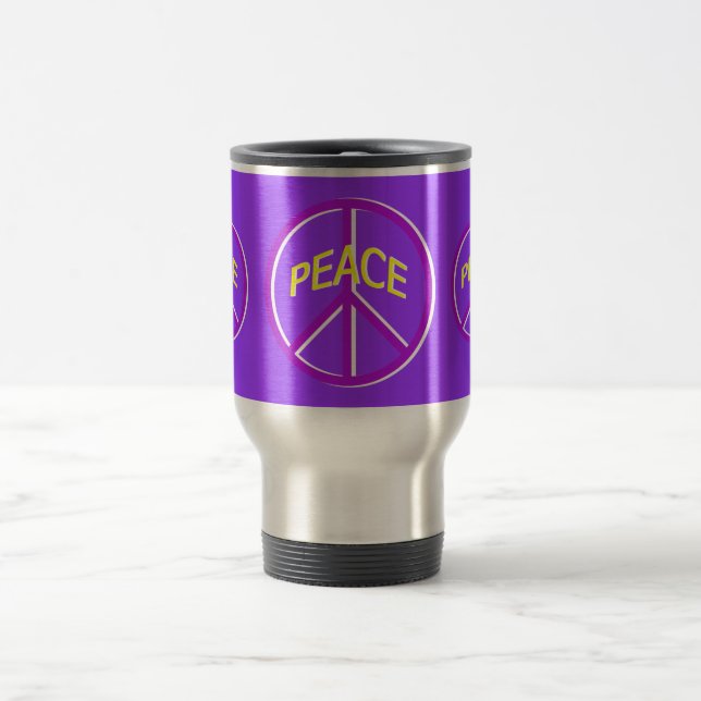 Taza De Viaje Mug de símbolo de paz (Centro)