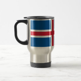 Taza De Viaje Mug de viaje con bandera de Islandia