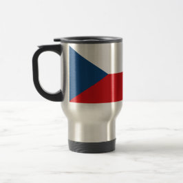 Taza De Viaje Mug de viaje con bandera de la República Checa