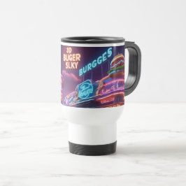 Taza De Viaje Mug de viaje con el emocionante Hamburger Restaura