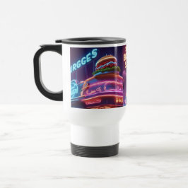 Taza De Viaje Mug de viaje con el emocionante Hamburger Restaura