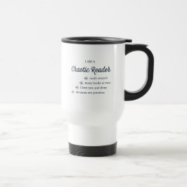 Taza De Viaje Mug de viaje de lector caótico