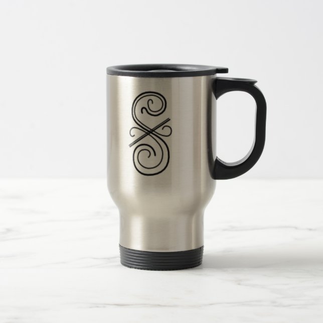 Taza De Viaje Mug de viaje de línea curvada (Derecha)