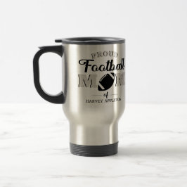 Taza De Viaje Mug de viaje de mamá de fútbol orgulloso y persona