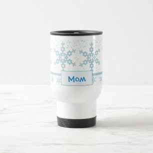 Taza De Viaje Mug de viaje de nieve en invierno