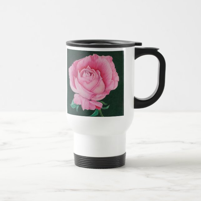 Taza De Viaje Mug de viaje de Petales rosados (Derecha)