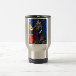 Taza De Viaje Mug de viaje de retrato medieval