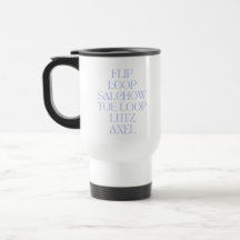 Mug de viaje de saltos de patinaje artístico