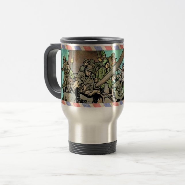Taza De Viaje Mug. de viaje de Time Grunts (Anverso izquierdo)