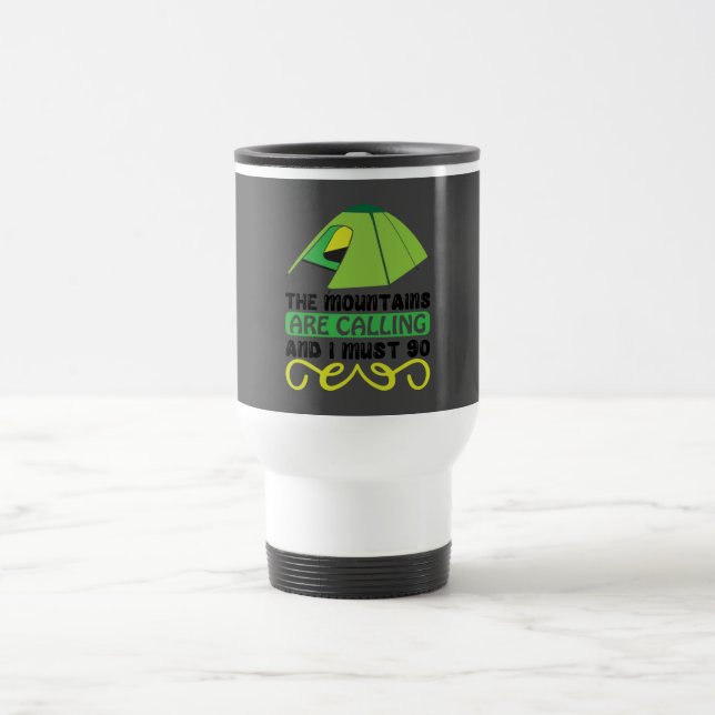 Taza De Viaje Mug De Viaje/Desplazamiento Para Camping (Centro)
