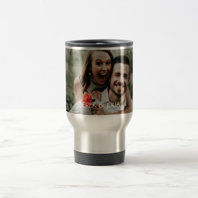 Taza De Viaje Mug de viaje fotográfico personalizado (Centro)