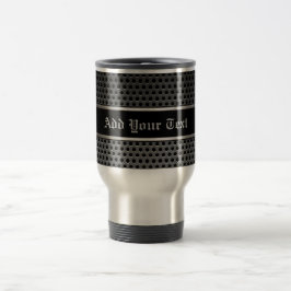 Taza De Viaje Mug de viaje - Negro inoxidable de carbono