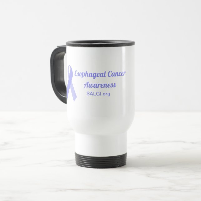 Taza De Viaje Mug de viaje para la sensibilización sobre el cánc (Anverso izquierdo)