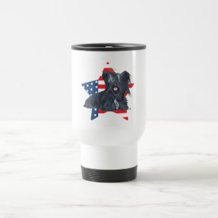 Taza De Viaje Mug de viaje patriótico Skye Terrier