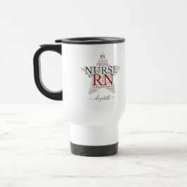 Taza De Viaje Mug de viaje personalizado de enfermera Star | Nom