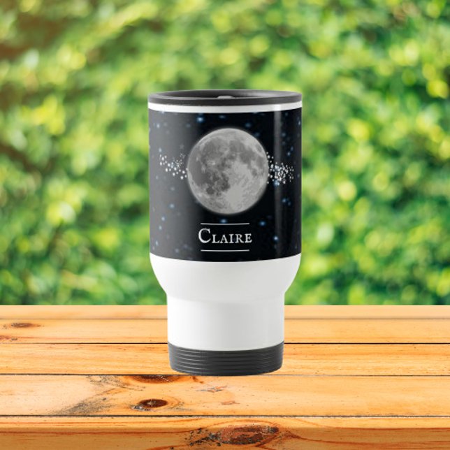 Taza De Viaje Mug de viaje personalizado lunar (Lunar Personalized Travel Mug)