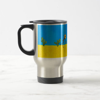 Taza De Viaje mug de viajero desértico