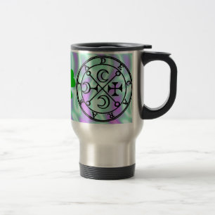 Taza De Viaje Mug de viajes Alien Green, Seal-of-Decarabia