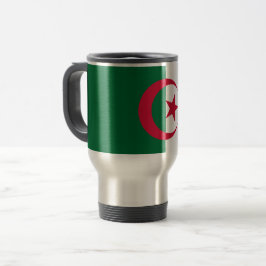 Taza De Viaje Mug de viajes con bandera de Argelia