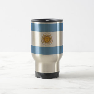 Taza De Viaje Mug de viajes con bandera de Argentina