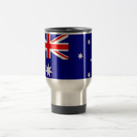 Mug de viajes con bandera de Australia