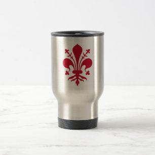 Taza De Viaje Mug de viajes con bandera de Florencia, Italia