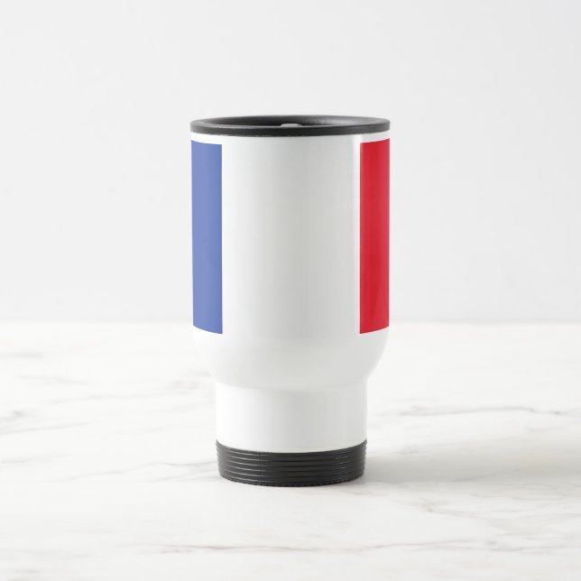 Taza De Viaje Mug de viajes con bandera de Francia (Centro)