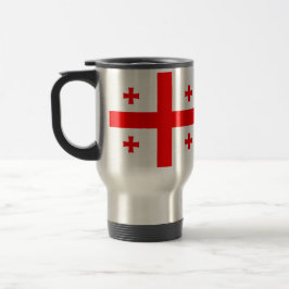 Taza De Viaje Mug de viajes con bandera de Georgia