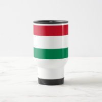 Mug de viajes con bandera de Hungría