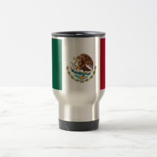 Taza De Viaje Mug de viajes con bandera de México