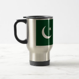 Taza De Viaje Mug de viajes con bandera de Pakistán