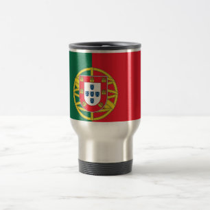 Taza De Viaje Mug de viajes con bandera de Portugal