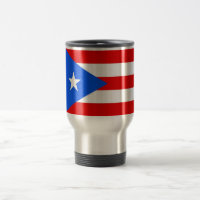 Mug de viajes con bandera de Puerto Rico - Estados